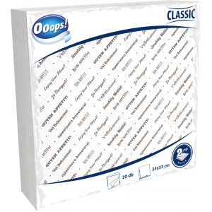 Ooops! Classic 20 darabos 2 rétegű, mintás