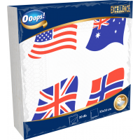 Ooops! Excellence 20 darabos 3 rétegű, mintás