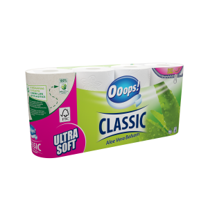 Ooops! Classic Aloe Vera 3-ply 8 rolls