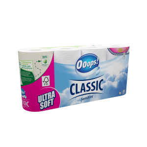 Ooops! Classic Sensitive 3 rétegű  8 tekercses