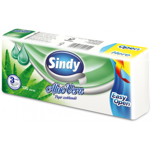 Sindy Aloe Vera 3-ply 100 pieces