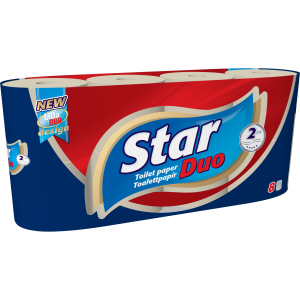 Star Duo 8 rolls 2-ply